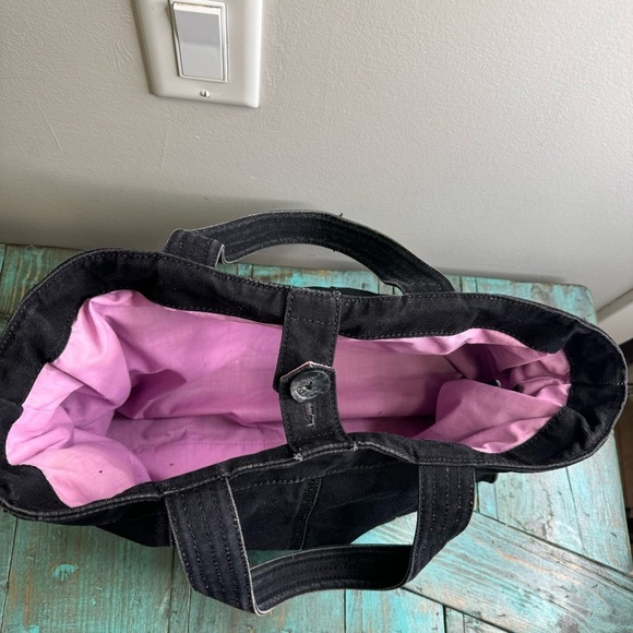 Y2K GAP Black Denim Shoulder Bag - Picture 10 of 16